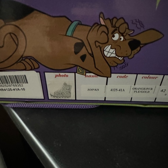 NWT Irregular Choice Scooby Doo ZOINKS high top sneakers size 9 and 11 - Picture 12 of 12